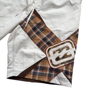 VTG Billabong Shane Dorian Board Shorts Men's Size 38 Y2K Signature Swim Trunks